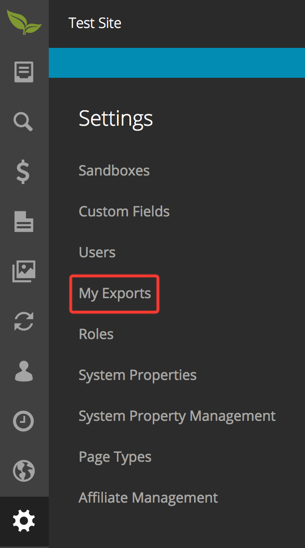 My Exports